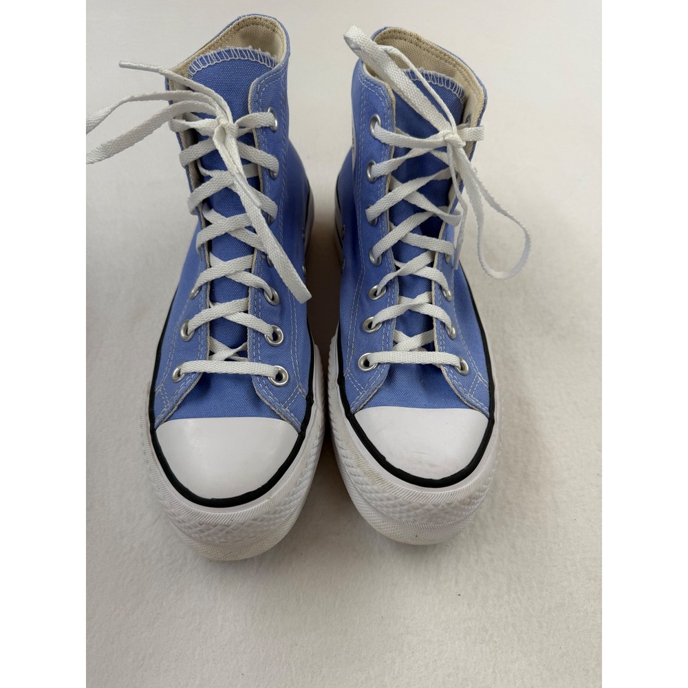 Converse Chuck Taylor All Star Platform High Top Blue Periwinkle Sneakers - Picture 4 of 4